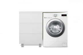 Фото Тумба с раковиной Эстет Dallas Luxe 140 L белая 3 ящика