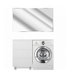 Фото Тумба с раковиной Эстет Dallas Luxe 140 L белая 3 ящика