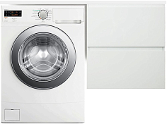 Тумба с раковиной Эстет Dallas Luxe 140 R белая подвесная 2 ящика , изображение 1