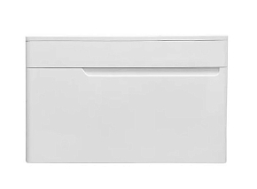 Фото Тумба с раковиной Эстет Kare Luxe 80 белая подвесная