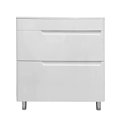 Фото Тумба с раковиной Эстет Kare Luxe 80 белая