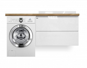 Фото Тумба с раковиной Эстет Malibu Luxe 155 R белая