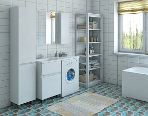 Фото Тумба с раковиной Эстет Dallas Luxe 105 L белая