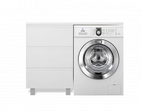 Фото Тумба с раковиной Эстет Dallas Luxe 150 L белая 3 ящика