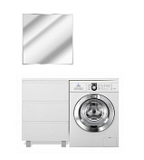 Тумба с раковиной Эстет Dallas Luxe 150 L белая 3 ящика , изображение 2