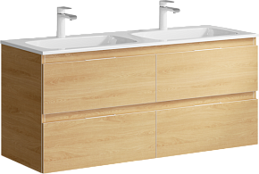 Фото Тумба с раковиной Aqwella 5 stars Accent 120 дуб золотой