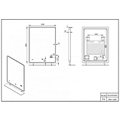 Изображение Зеркало Esbano ES-2073HDSA 60 Зеркало Esbano ES-2073HDSA 60 , изображение 2