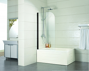 Фото Шторка на ванну Azario Merrit AZNF6211700BLACK