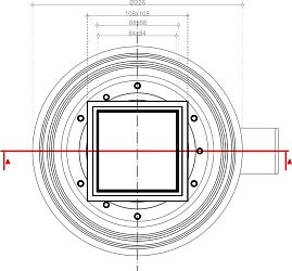 Фото Душевой трап Pestan Confluo Standard Dry 1 White Glass 10x10