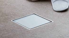 Фото Душевой трап Pestan Confluo Standard White Glass 1 15x15