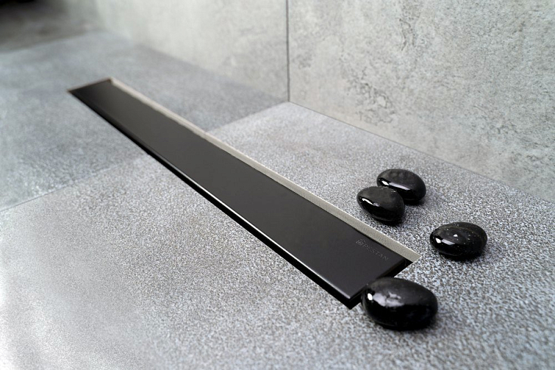 Душевой лоток Pestan Confluo Frameless Line 650 черный матовый , изображение 2