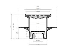 Душевой трап Pestan Confluo Standard Plate 8 13702560 15х15 см, хром , изображение 6