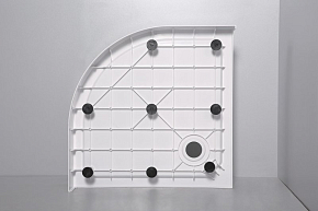 Фото Поддон для душа Cezares Tray SMC R 80x80 см