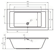 Изображение Акриловая ванна Riho Lusso 180x90 Акриловая ванна Riho Lusso 180x90 , изображение 9