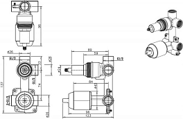 Изображение Скрытая часть Bravat Built-in D982BW-B-ENG Скрытая часть Bravat Built-in D982BW-B-ENG , изображение 2