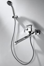 Фото Смеситель Bravat Riffle F672106C-LB для ванны с душем