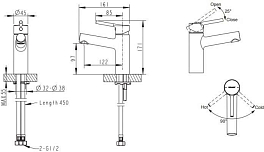 Смеситель Bravat Palace F1172217CP-RUS для раковины , изображение 2