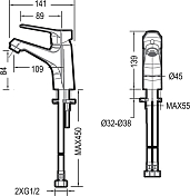 Смеситель Bravat Eco F1111147C для раковины , изображение 2