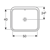 Раковина Geberit VariForm 500.764.01.2 58 см , изображение 5