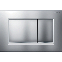 Фото Кнопка смыва Geberit Sigma 30 115.883.JQ.1 хром матовый