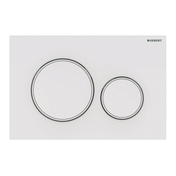 Кнопка смыва Geberit Sigma 20 115.882.11.1 белая , изображение 1
