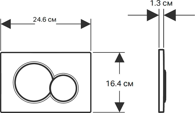 Кнопка смыва Geberit Sigma 01 115.770.JQ.5 хром матовый , изображение 2