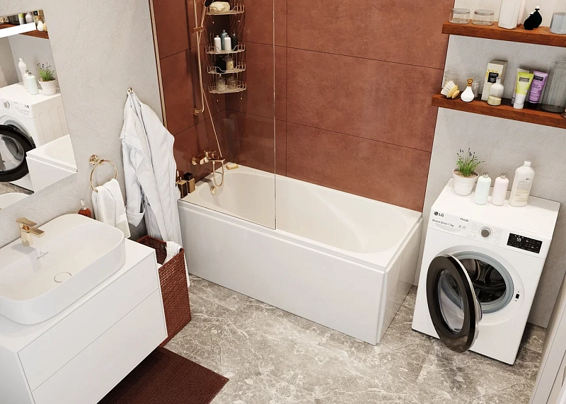 Акриловая ванна Vagnerplast Aronia 150х70 , изображение 3