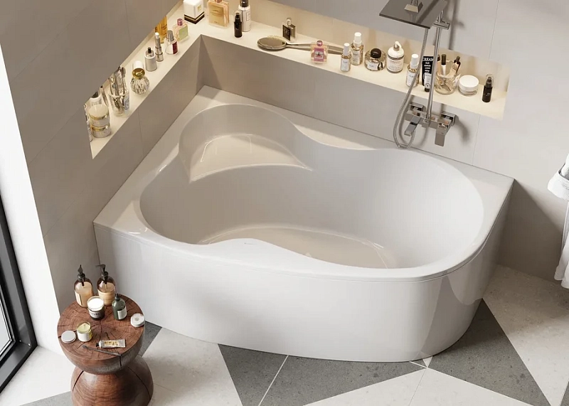 Акриловая ванна Vagnerplast Melite 160х105 L , изображение 5