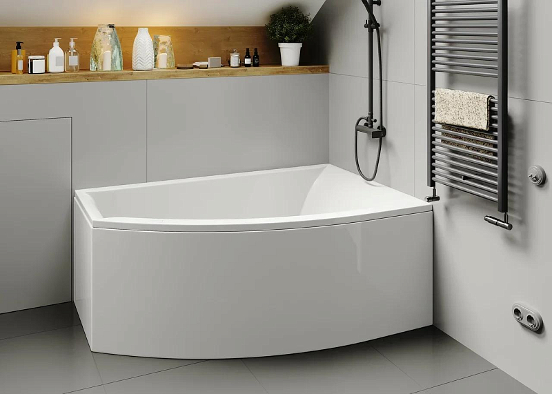 Акриловая ванна Vagnerplast Veronela Offset 160х105 R , изображение 5