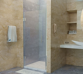 Фото Душевая дверь в нишу RGW Hotel HO-011 80 см профиль хром