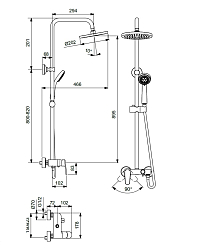 Фото Душевая стойка Vidima Balance BA271AA