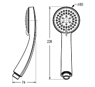 Душевая лейка Vidima Sevajet BA184AA , изображение 2