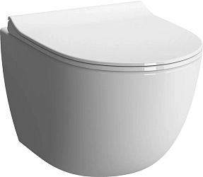 Фото Унитаз подвесной Vitra Sento 7748B003-0075 безободковый