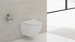 Унитаз подвесной Vitra Sento 7748B003-0075 безободковый , изображение 2