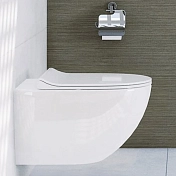 Унитаз подвесной Vitra Sento 7748B003-0075 безободковый , изображение 3
