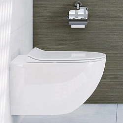 Фото Унитаз подвесной Vitra Sento 7748B003-0075 безободковый