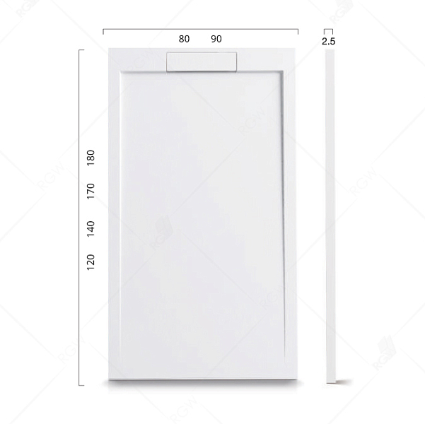 Поддон для душа RGW STL 140х80 , изображение 7