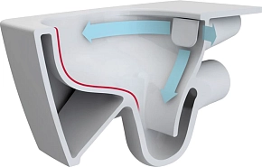 Фото Комплект Vitra S50 9003B003-7201 (унитаз с инсталляцией, сиденье с микролифтом, клавиша хром)