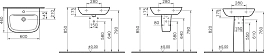 Раковина Vitra S20 5503B003-0001 60 см , изображение 7
