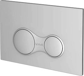Фото Кнопка смыва Vitra Sirius 740-0485 хром матовый