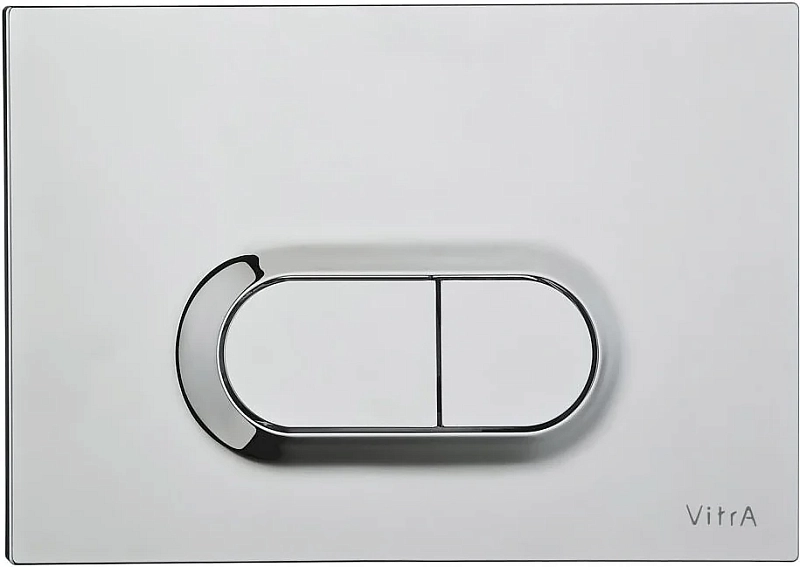 Кнопка смыва Vitra Loop O 740-0940 хром , изображение 1