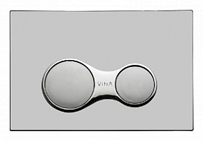 Фото Кнопка смыва Vitra Sirius 740-0485 хром матовый