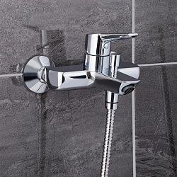Фото Смеситель Vitra Solid S A42444EXP для ванны с душем