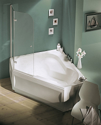 Фото Акриловая ванна Jacob Delafon Bain Douche 145х145 L