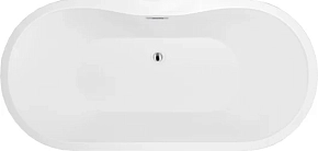Фото Акриловая ванна Black&White Swan 111SBBL black 180х75