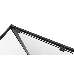 Фото Душевой уголок Black&White Stellar Wind S872 90х90 см