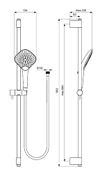 Фото Душевой гарнитур Ideal Standard IdealRain Evo Jet Diamond XL3 B1764AA