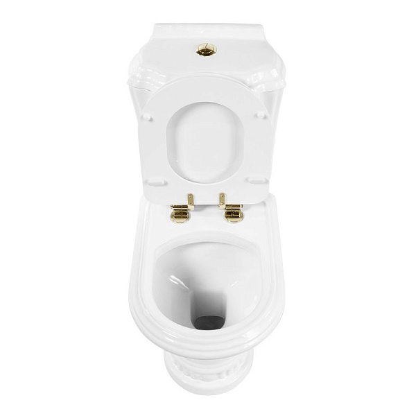Унитаз-компакт Cezares King Palace CZR-163-T без бачка и сиденья , изображение 8