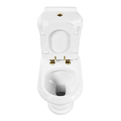 Унитаз-компакт Cezares King Palace CZR-163-T без бачка и сиденья , изображение 8