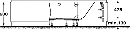 Ножки для ванны Ideal Standard B156467 , изображение 4